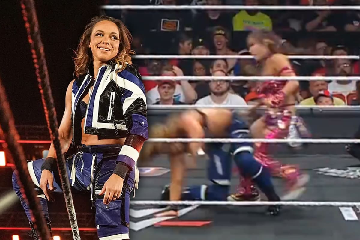 Así fue la horrible lesión de Zoey Stark, luchadora de WWE, en RAW