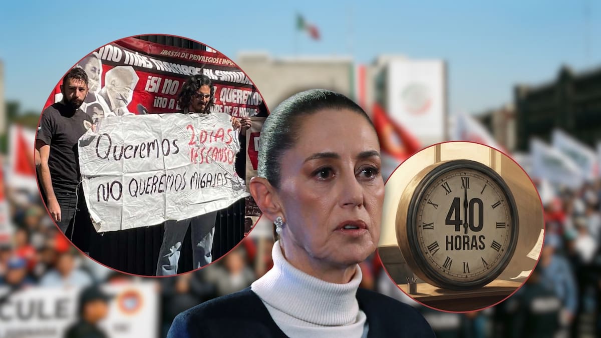 Propuesta de reforma laboral incluye tiempo de comida y transporte como parte de la jornada. (El Universal/Reuters/Canva)