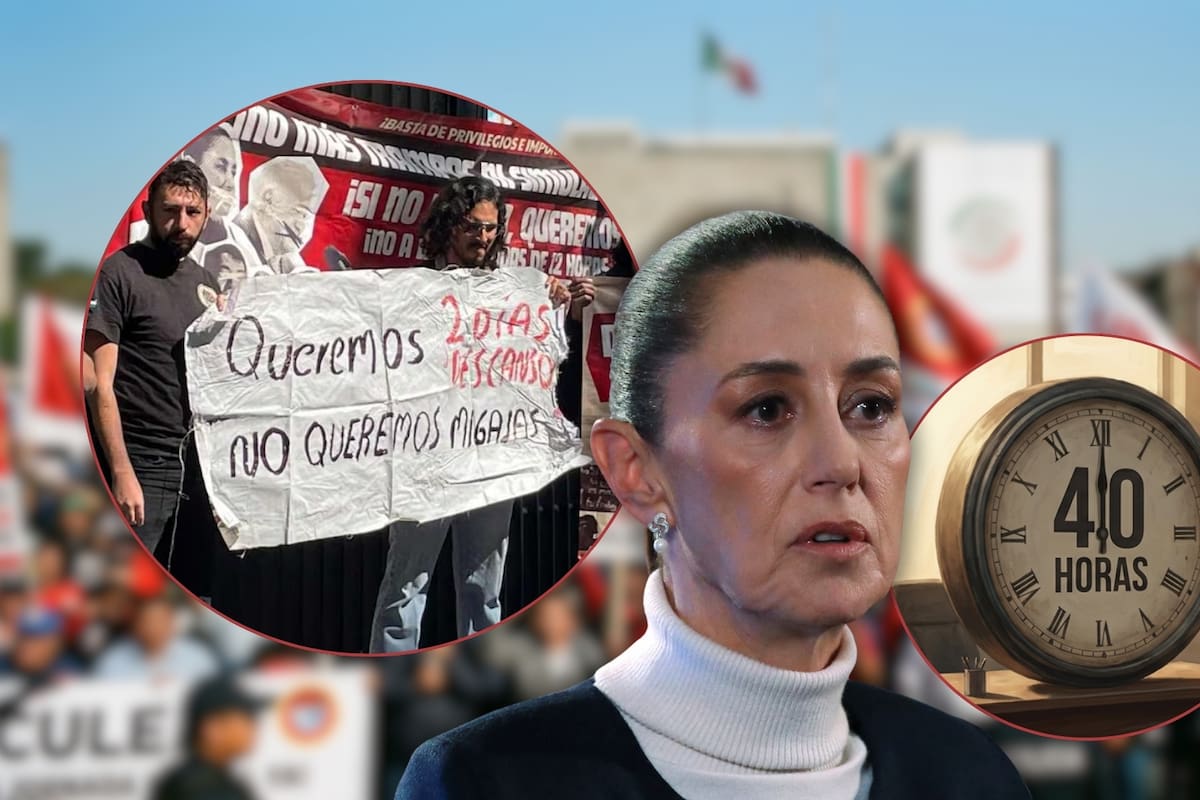 “No reduce nada”: trabajadores acusan simulación histórica y estallan frente al Senado por la jornada laboral de 40 horas