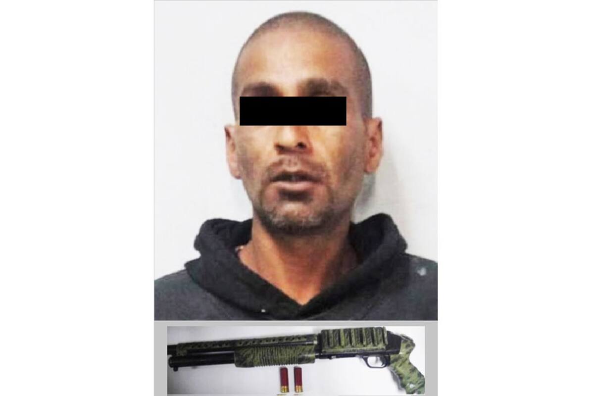 Detienen a hombre armado con escopeta en Tijuana