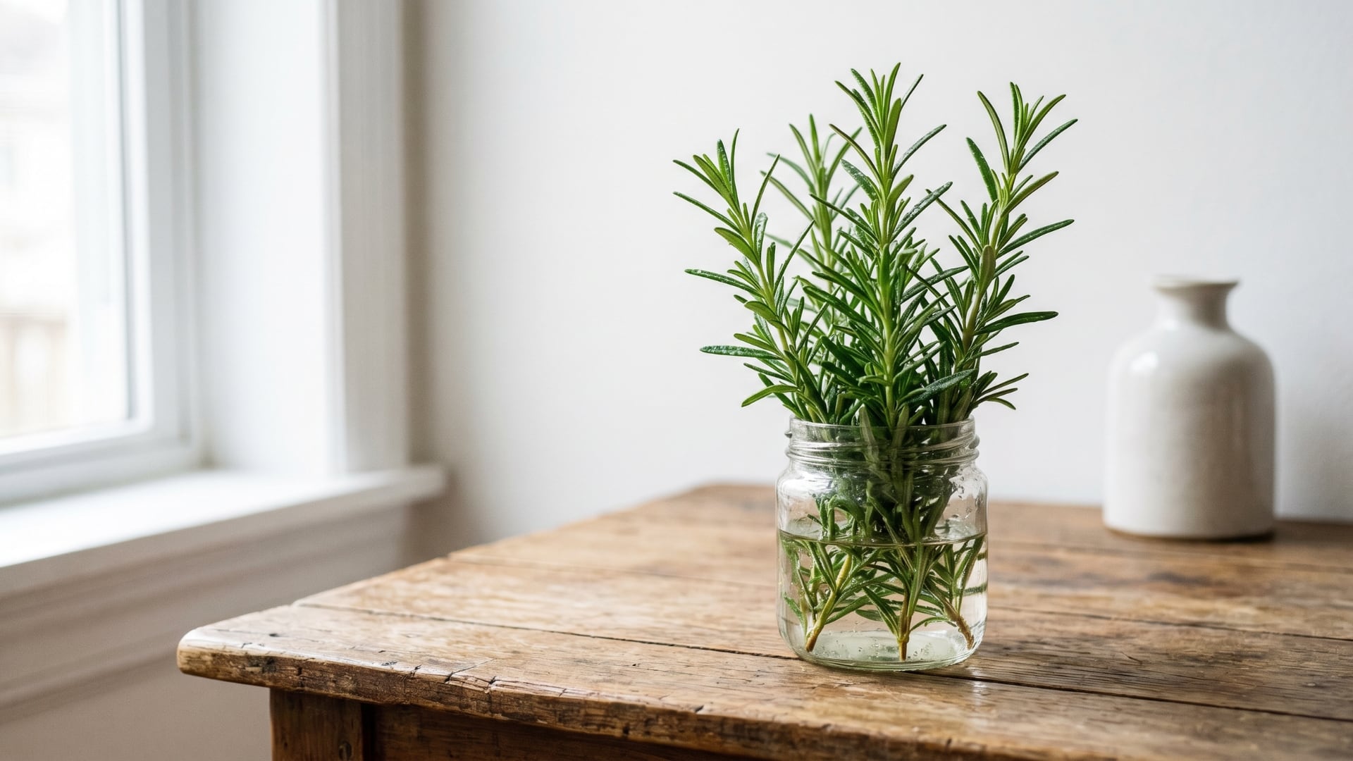 El uso del romero en casa no solo aporta un aroma fresco, también ayuda a neutralizar olores y a mantener una sensación de limpieza en espacios cerrados.
