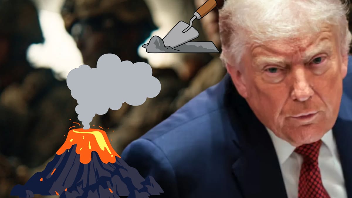 Tapar volcanes con cemento: la publicación atribuida a Donald Trump que se compartió miles de veces y terminó siendo fake news