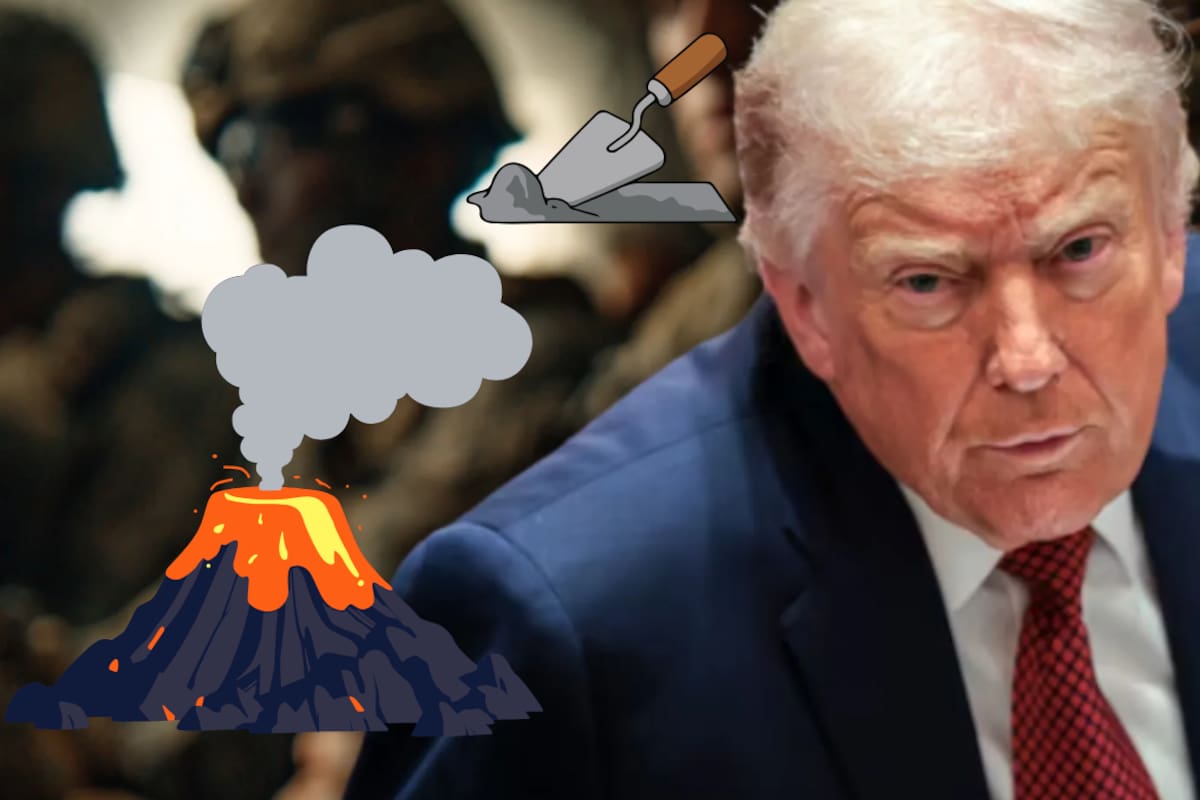 Tapar volcanes con cemento: la publicación atribuida a Donald Trump que se compartió miles de veces y terminó siendo fake news