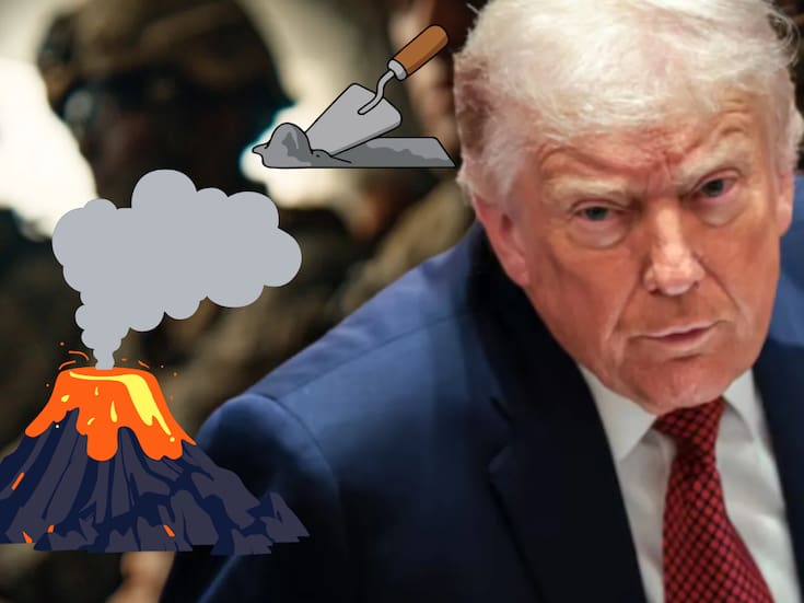 Tapar volcanes con cemento: la publicación atribuida a Donald Trump que se compartió miles de veces y terminó siendo fake news