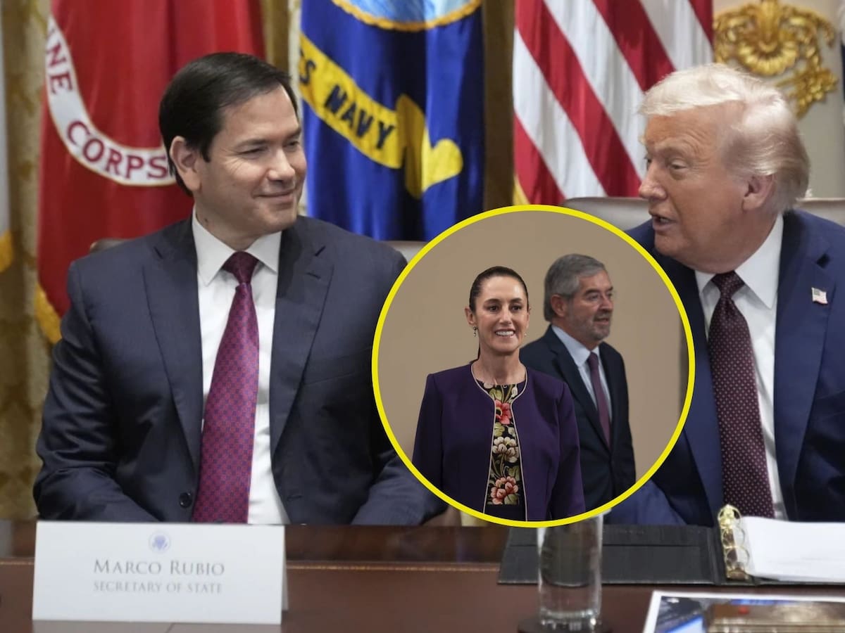 Marco Rubio llega a México: será recibido en el AIFA por Juan Ramón de la Fuente. | Crédito: AP/Presidencia MX