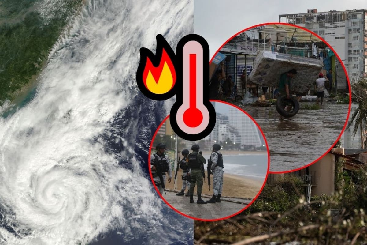 Alertan riesgo de huracanes intensos en México por temperaturas similares a las del huracán ‘Otis’ en el mar