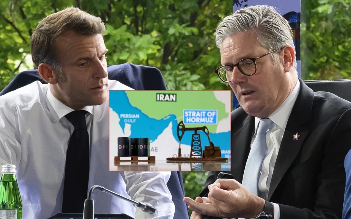 Fotografía ilustrativa de Emmanuel Macron (Francia) y Keir Starmer (Reino Unido). Con alzas de 11% en gasolina en EEUU y rendimientos del bono a 10 años en 4.158%, el G7 evita liberar reservas pese a la pérdida estimada de 200 millones de barriles en 10 días por la guerra en Irán. | Crédito: AP/REUTERS