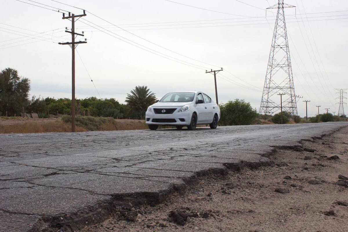 Suman más de 36 MDP invertidos en carreteras del Valle de Mexicali