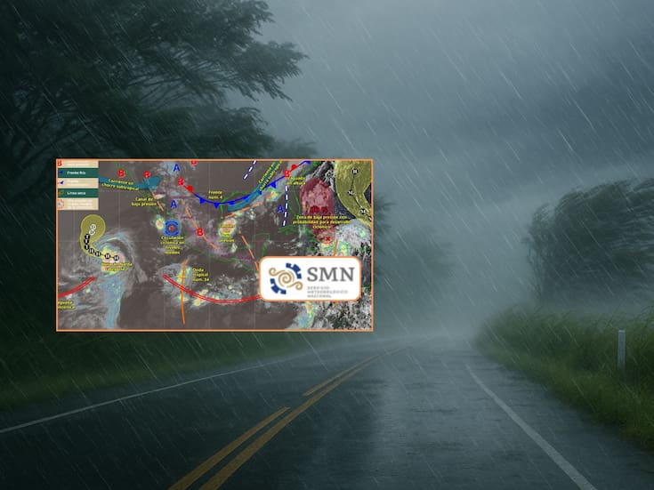 El monzón mexicano traerá fuertes lluvias y vientos intensos este viernes, advierte el SMN