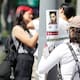 Protestan por desaparecidos frente al Estadio Azteca
