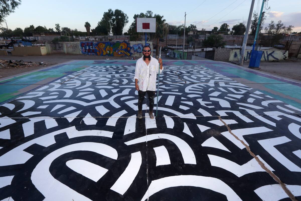Artista rescata cancha de la Colonia Pasadina