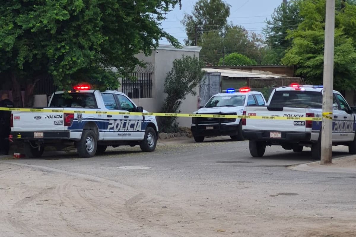 Matan a balazos a una persona en colonia El Roble de Mexicali