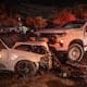 Accidente frontal entre un automóvil y una unidad de Bomberos deja un lesionado en la Ruta Hidalgo