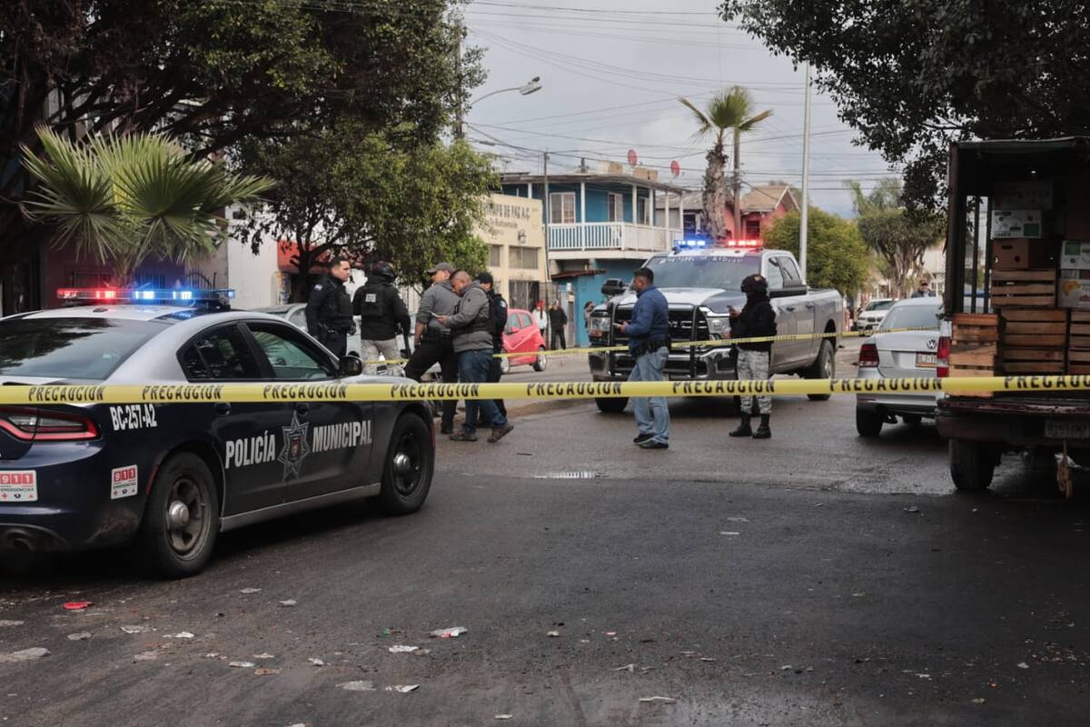 Policiaca Tijuana: balean a uno en Zona Centro