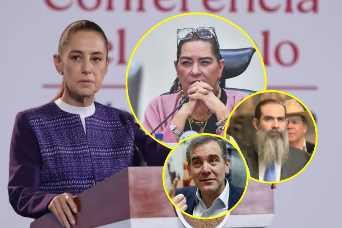 Sheinbaum deslinda a Morena de Guadalupe Taddei y la liga a Lorenzo Córdova y a Guillermo Padrés