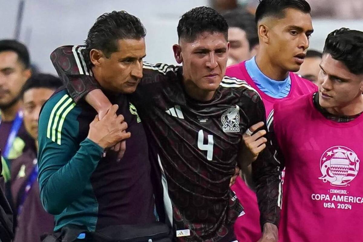 VIDEO: Edson Álvarez sufre lesión muscular y abandona el México vs Jamaica