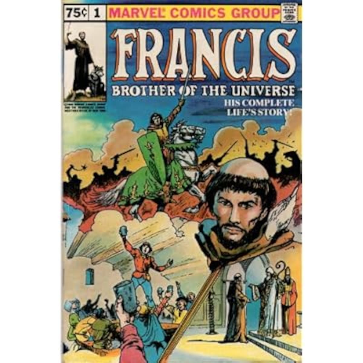 Marvel publicó un cómic sobre la vida de San Francisco, convirtiéndolo en un héroe con una historia conmovedora y espiritual.