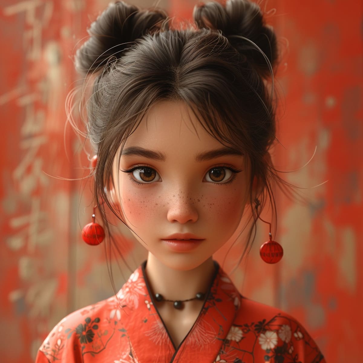 Descubre la versión realista de Pucca creada por la IA de Midjourney. ¡El detalle en su cabello y vestimenta es asombroso!