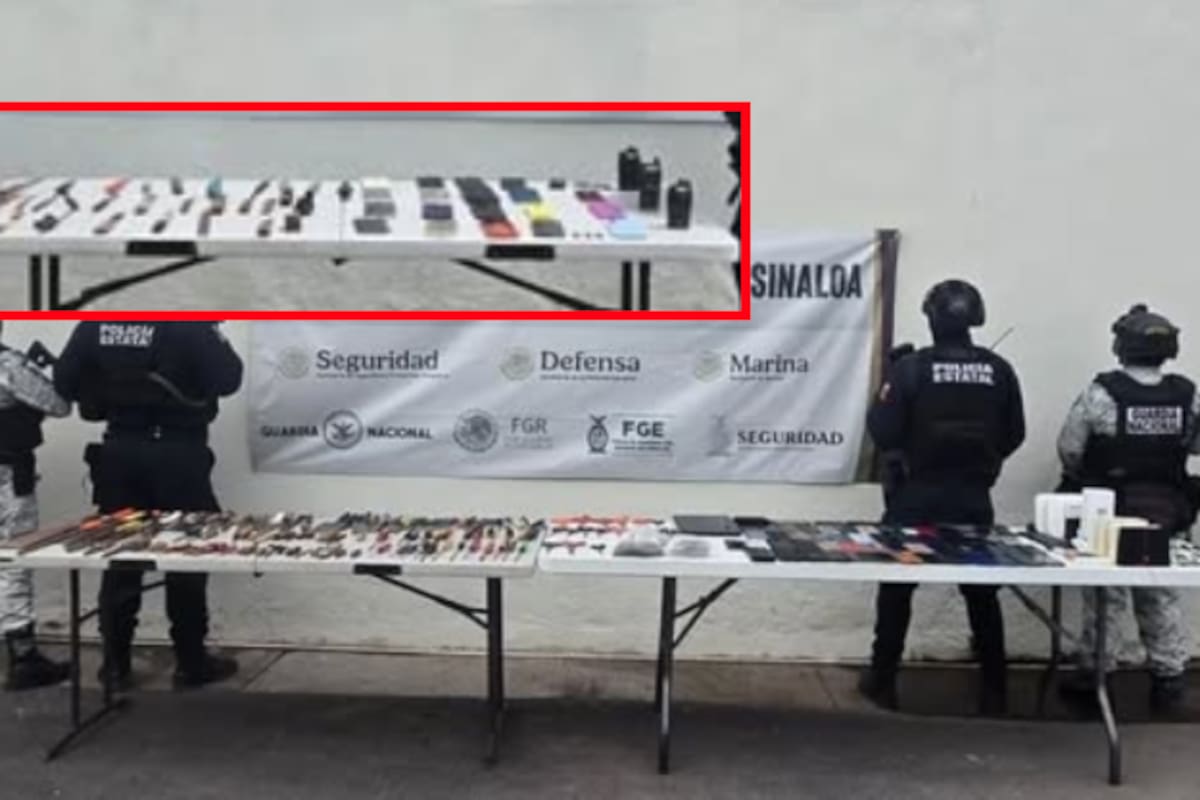 Autoridades federales y estatales aseguran droga y objetos prohibidos en penal de Aguaruto