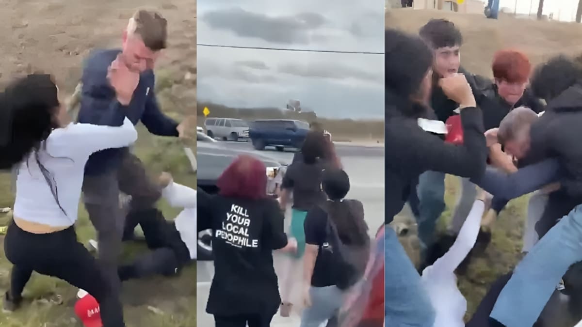 Arrestan a hombre en Texas por agredir a estudiantes durante manifestación contra ICE; distrito responde con medidas restrictivas