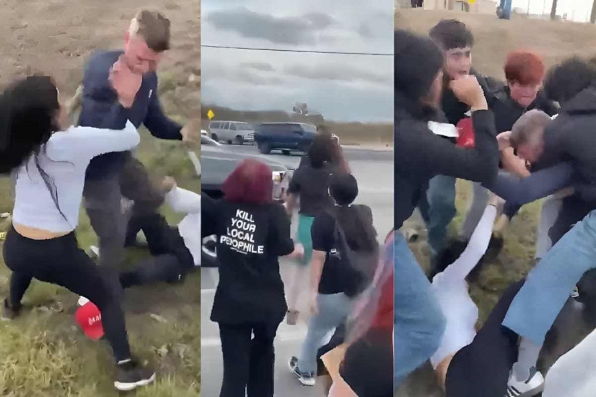 Arrestan a hombre en Texas por agredir a estudiantes durante manifestación contra ICE; distrito responde con medidas restrictivas