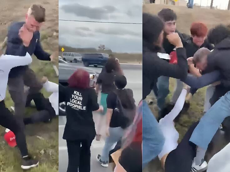 Arrestan a hombre en Texas por agredir a estudiantes durante manifestación contra ICE; distrito responde con medidas restrictivas