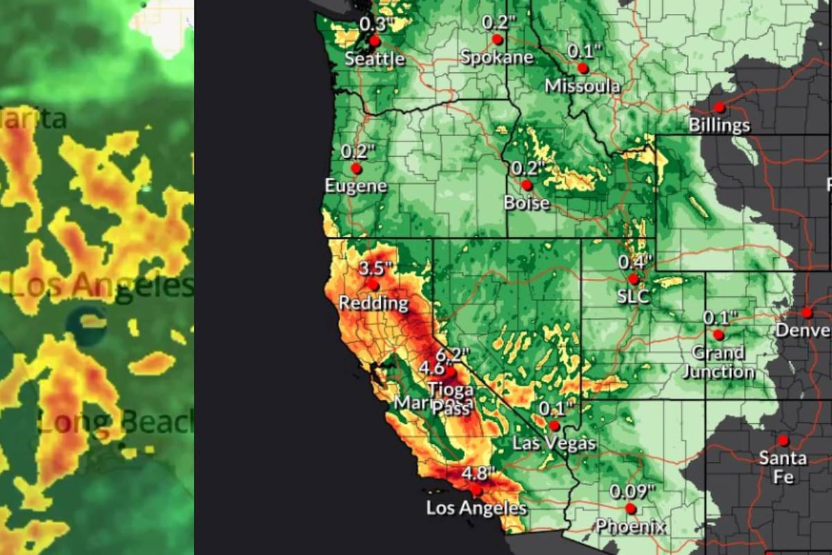 California bajo amenaza de tormentas invernales durante las vacaciones de Navidad y las autoridades recomiendan a no viajar