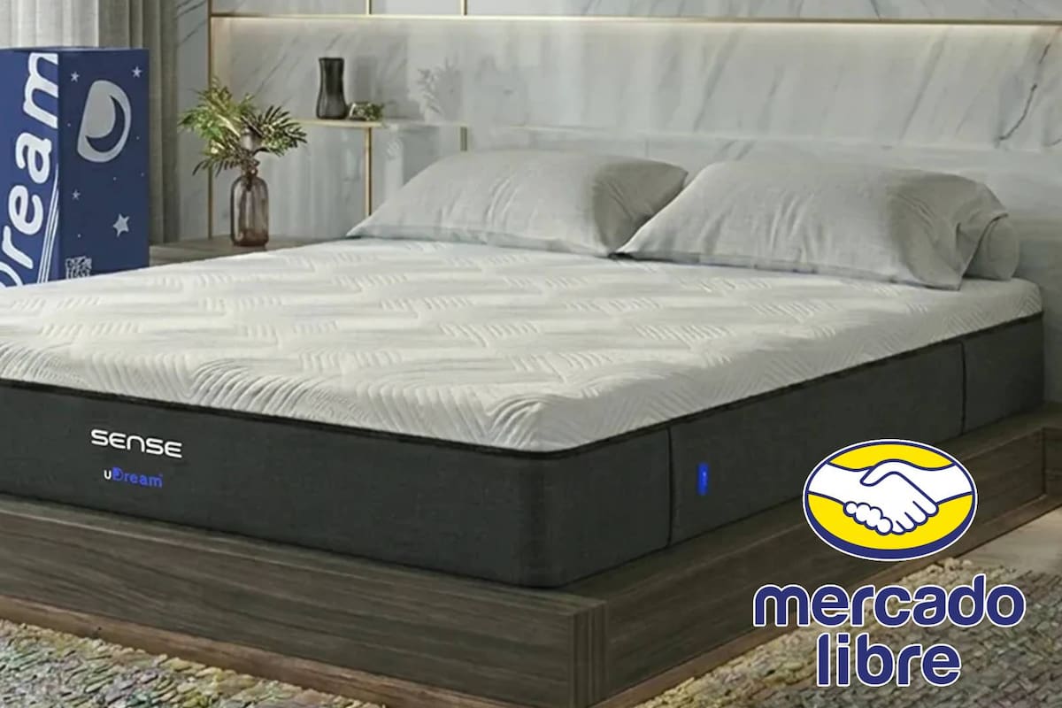 Mercado Libre baja 60% el precio de este colchón matrimonial uDream y queda en 5,499 pesos