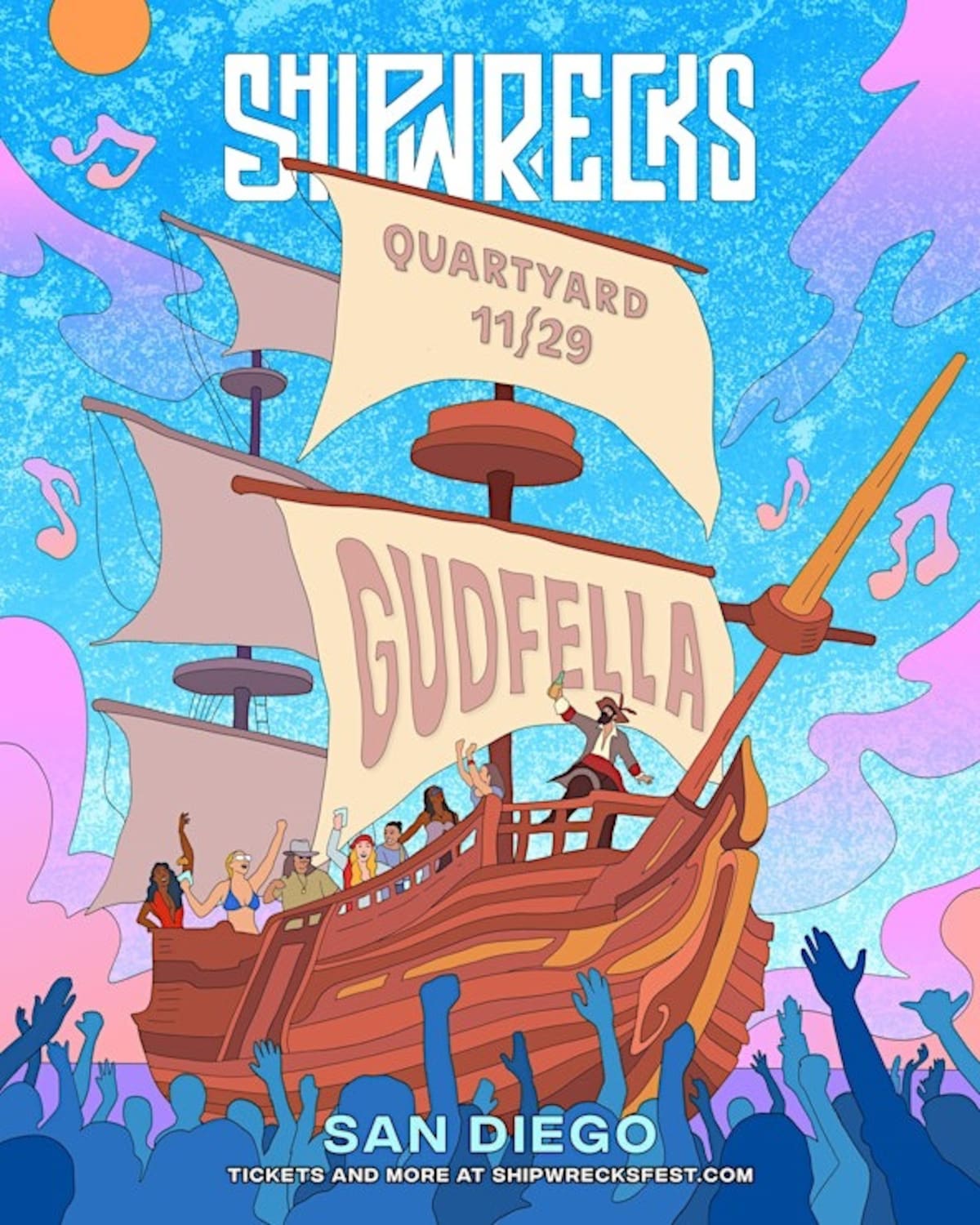 El festival contará con múltiples escenarios temáticos inspirados en la vida pirata. Foto: Cortesía