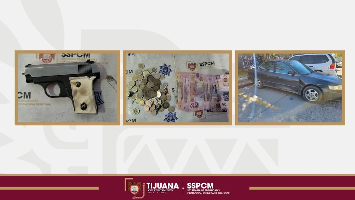 Los sospechosos fueron localizados en un Honda Accord negro en Cañadas del Florido. Foto: Cortesía