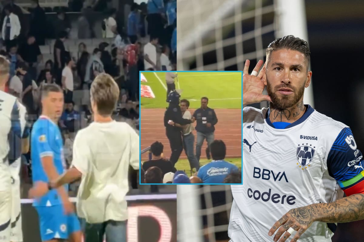 VIDEO: Aficionado salta a cancha para tomarse foto con Sergio Ramos y termina arrestado