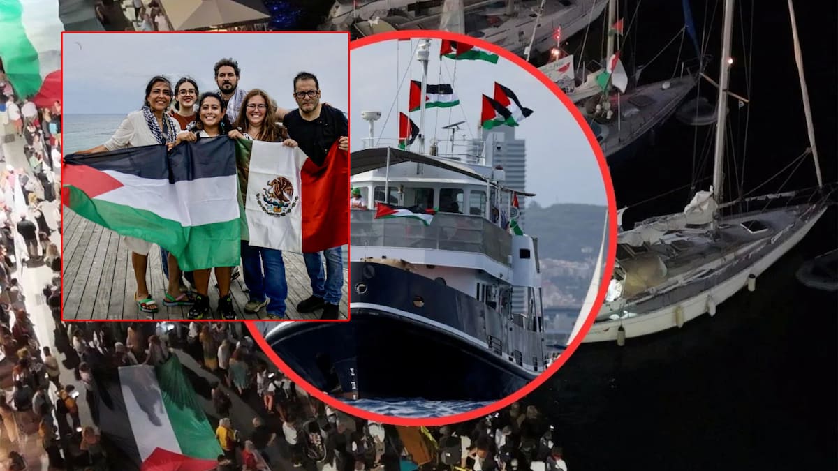 Un grupo de mexicanos forman parte de la Flotilla Sumud que viaja a Palestina y dice haber sido interceptada por Israel. | Archivo GH