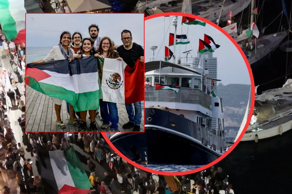 Mexicanos rumbo a Gaza en alerta y “preparados para el asalto”; denuncian que Flotilla fue interceptada por el ejército de Israel