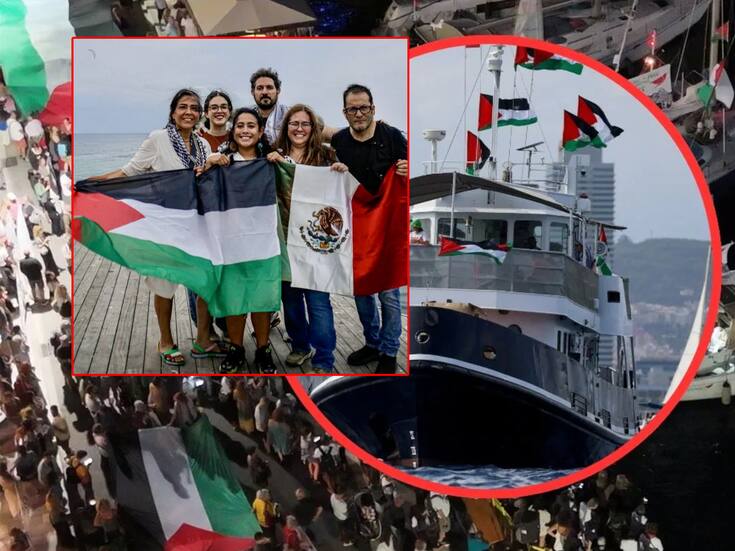 Atacan a mexicanos rumbo a Gaza que venían en Flotilla Global Sumud (VIDEOS); acusan al ejército de Israel