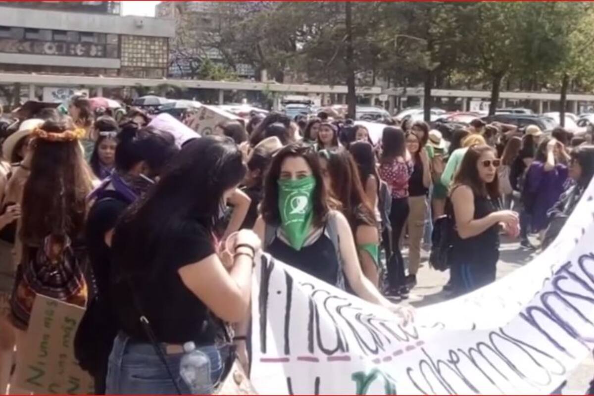 “Estamos hasta el hartazgo de la violencia": Mujeres de la UNAM alzan la voz