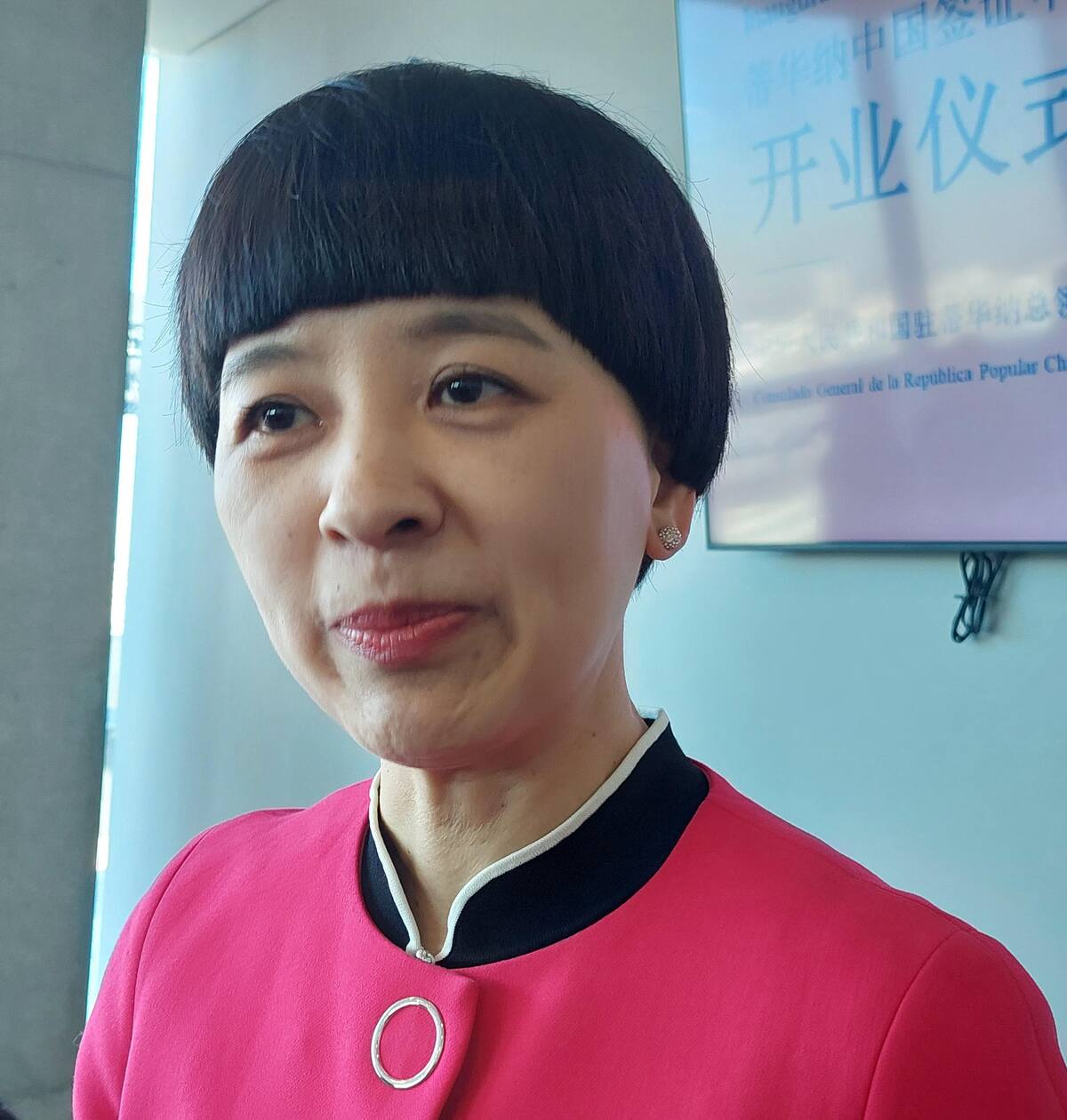 Fu Xinrong, cónsul General de la República China Popular en Tijuana.| Foto: Khennia reyes