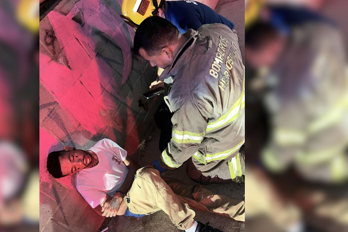 Joven de 27 años queda inconsciente en incendio y es rescatado en Los Arroyos