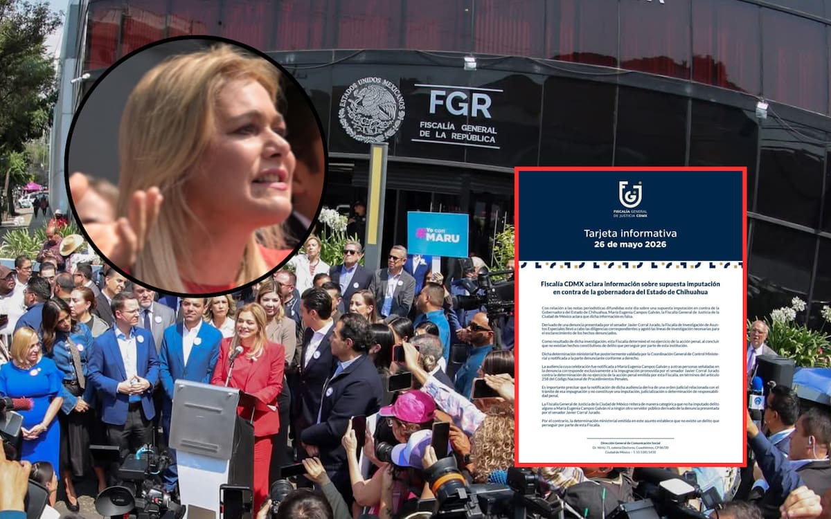 Foto: Maru Campos en X/Fiscalía General de Justicia CDMX.