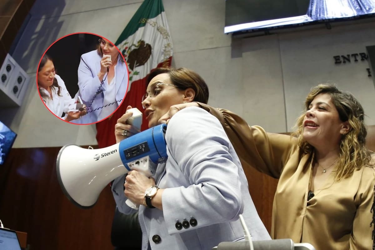 Lilly Téllez denuncia que senadoras morenistas quisieron atacarla con tijeras en el Senado, pero la desestiman y aseguran que la senadora del PAN usa el recinto para hacer “Show”
