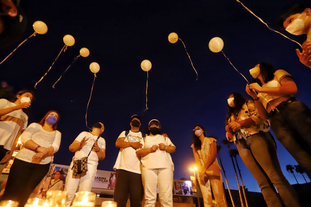 Despiden en vigilia a Verónica, víctima de feminicidio