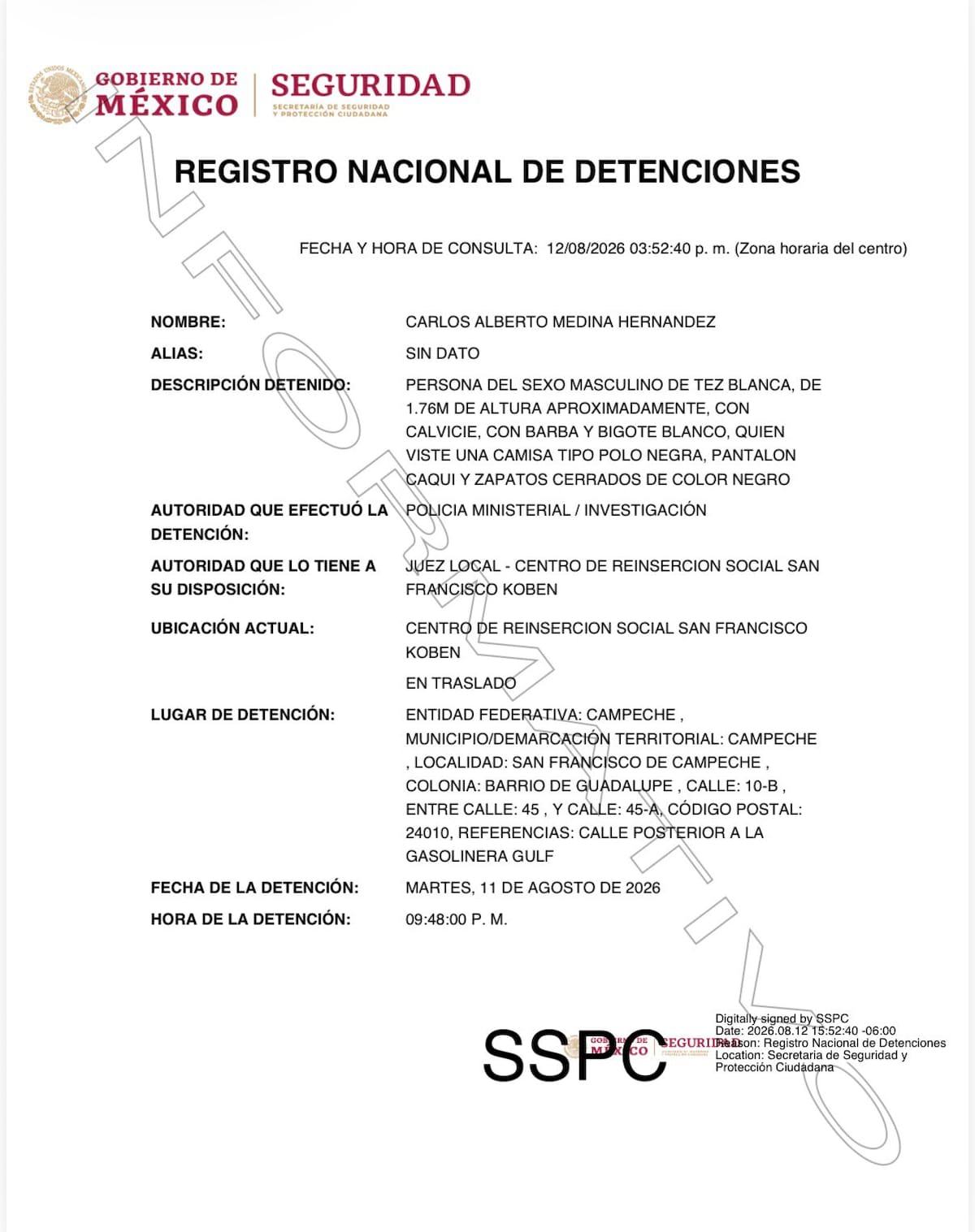 Carlos Alberto Medina Hernández, exdirector de la Unidad de Comunicación Social durante el gobierno de Alito Moreno, fue arrestado acusado del delito peculado. | Archivo GH