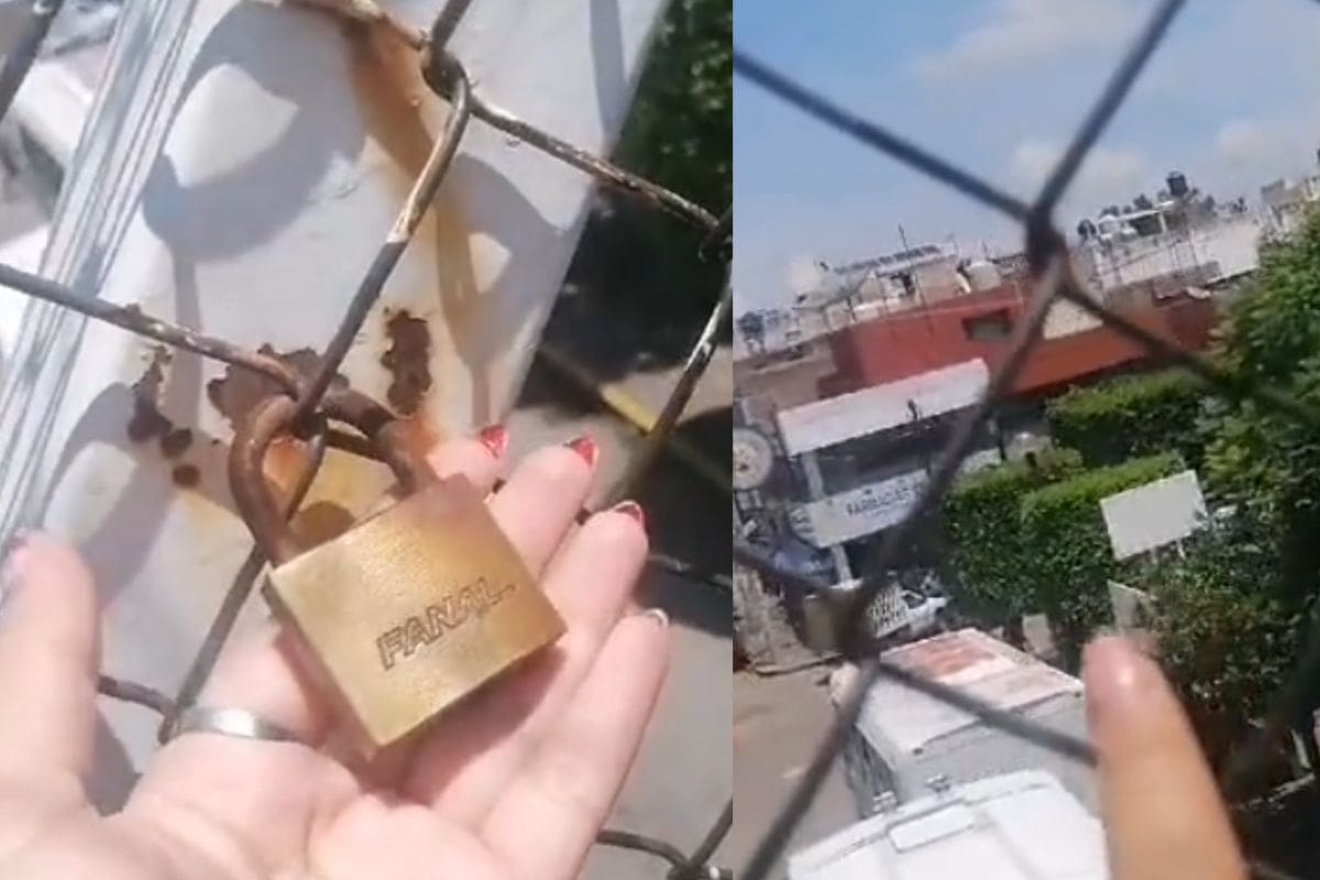 “La gente se cree en Francia”: Mujer encuentra candado del amor en un puente de Michoacán