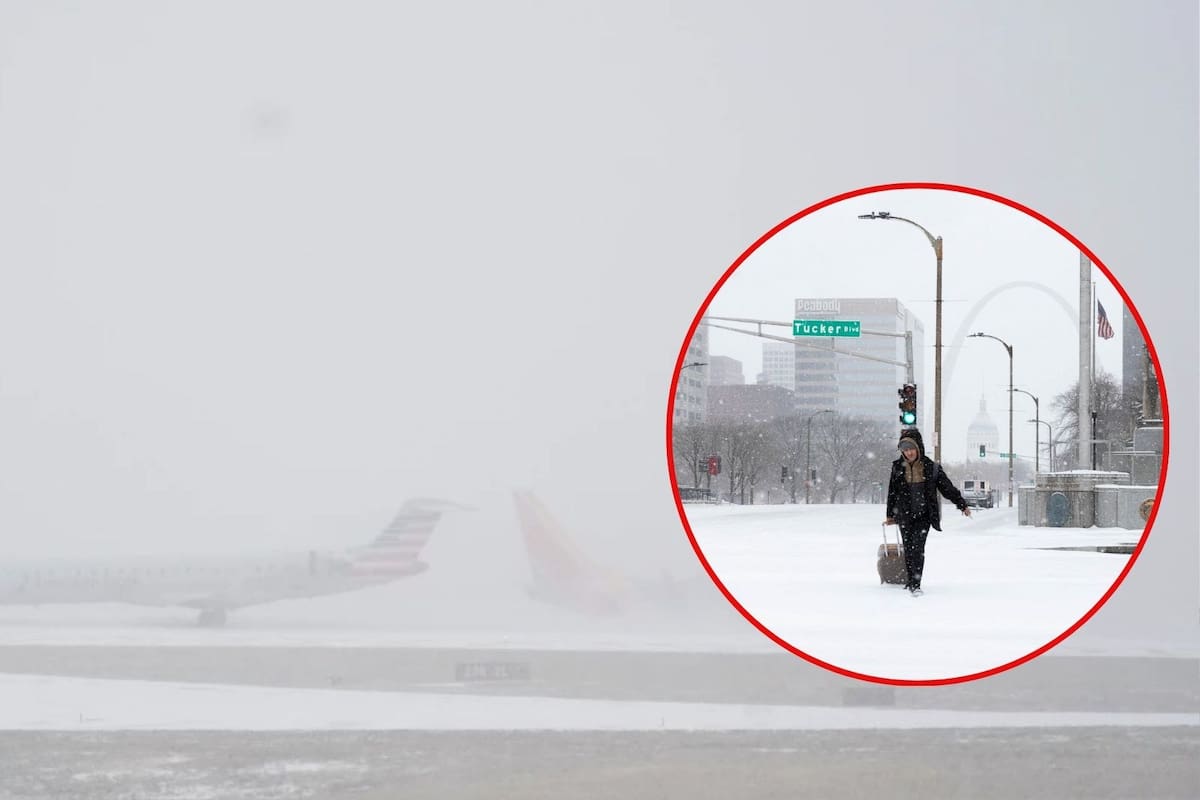 Tormenta invernal deja a más de 400 mil personas sin luz y provoca la cancelación de miles de vuelos en uno de los peores días de viajes desde la pandemia en EEUU