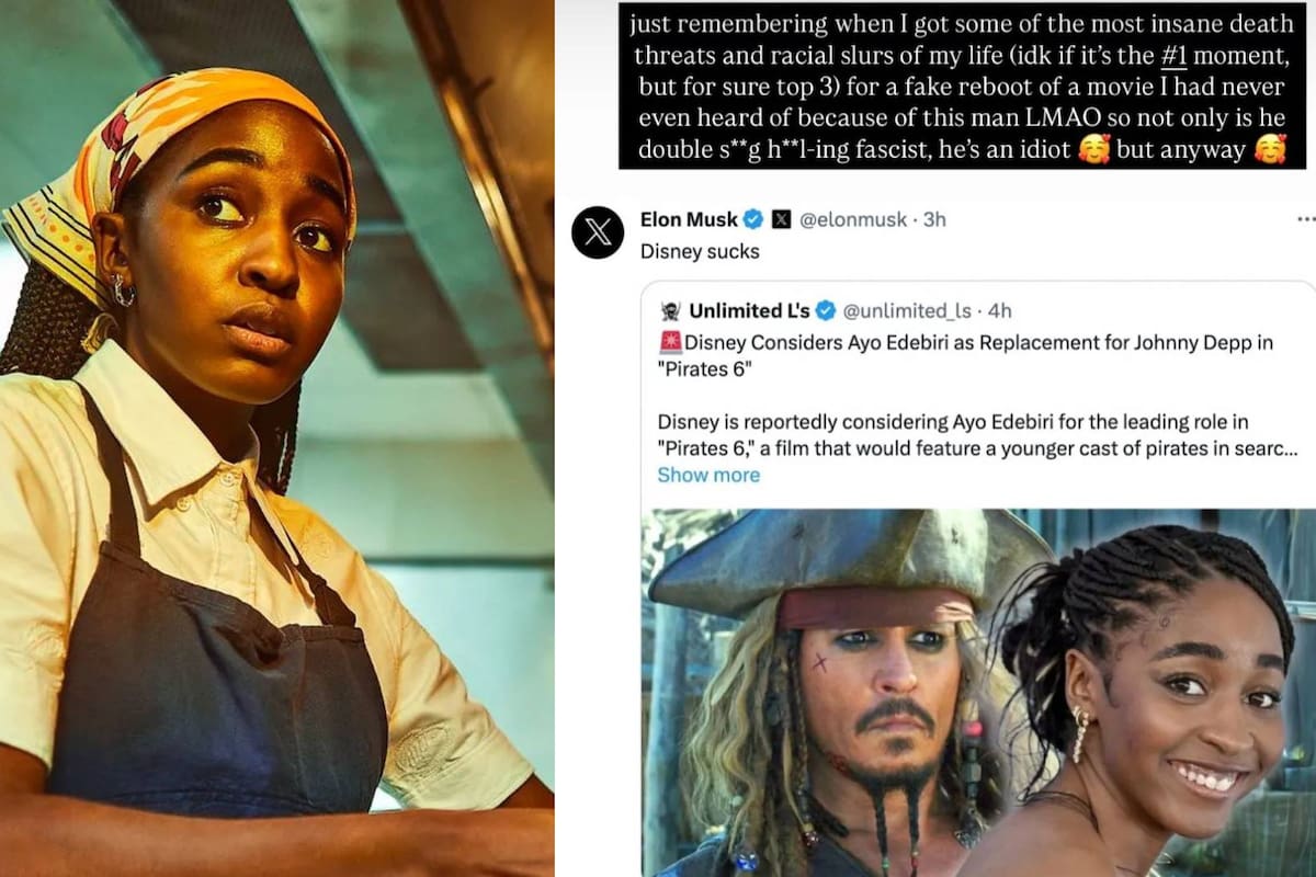 Ayo Edebiri arremete contra Elon Musk: “No es solo un fascista, también un idiota”