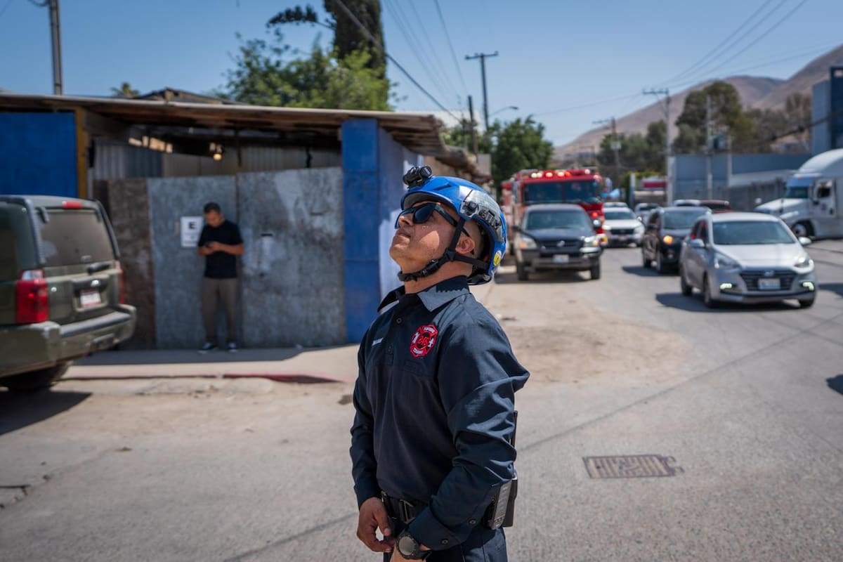 Dos de las víctimas se reportan estables, mientras que una más permanece en condición grave tras el incidente ocurrido durante labores de mantenimiento. Foto: Border Zoom