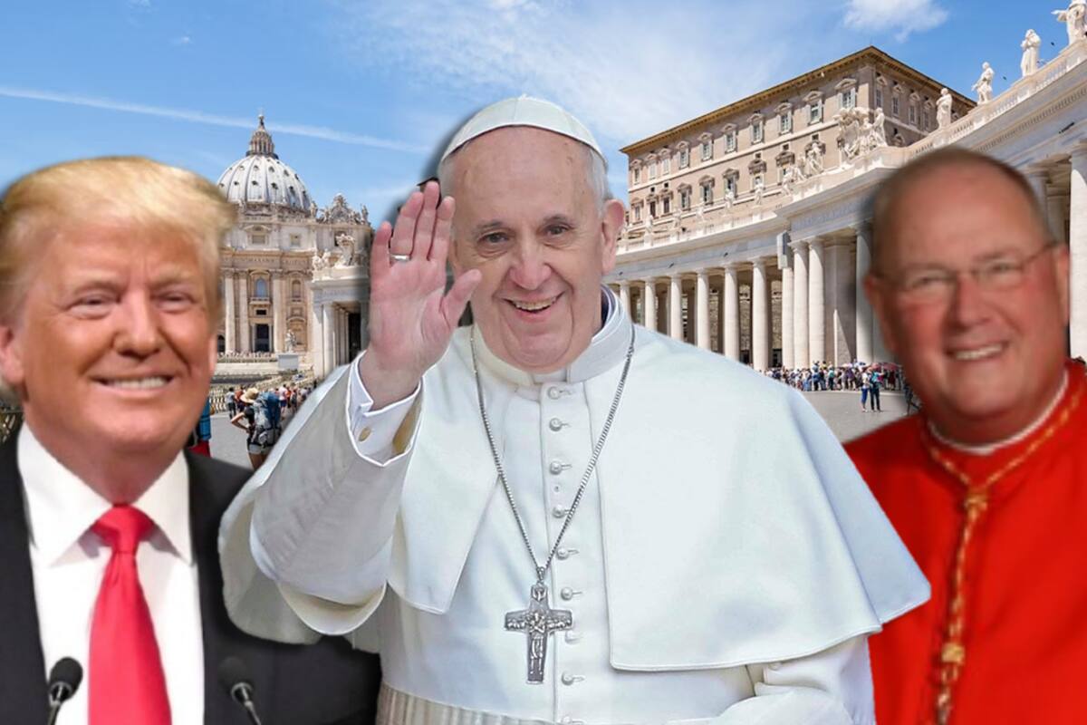 “Me gustaría ser Papa”, dice Trump en vísperas del cónclave y expresa su apoyo al cardenal de Nueva York