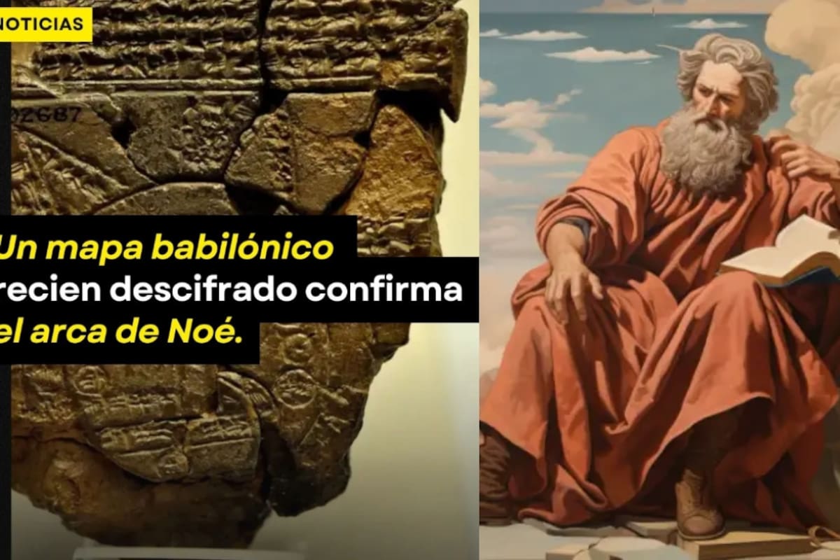 Investigadores del Museo Británico descubren un mapa babilónico que, según afirman, podría confirmar la existencia del Arca de Noé