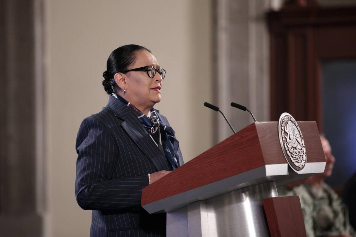 Rosa Icela Rodríguez Velázquez. Foto: Especial