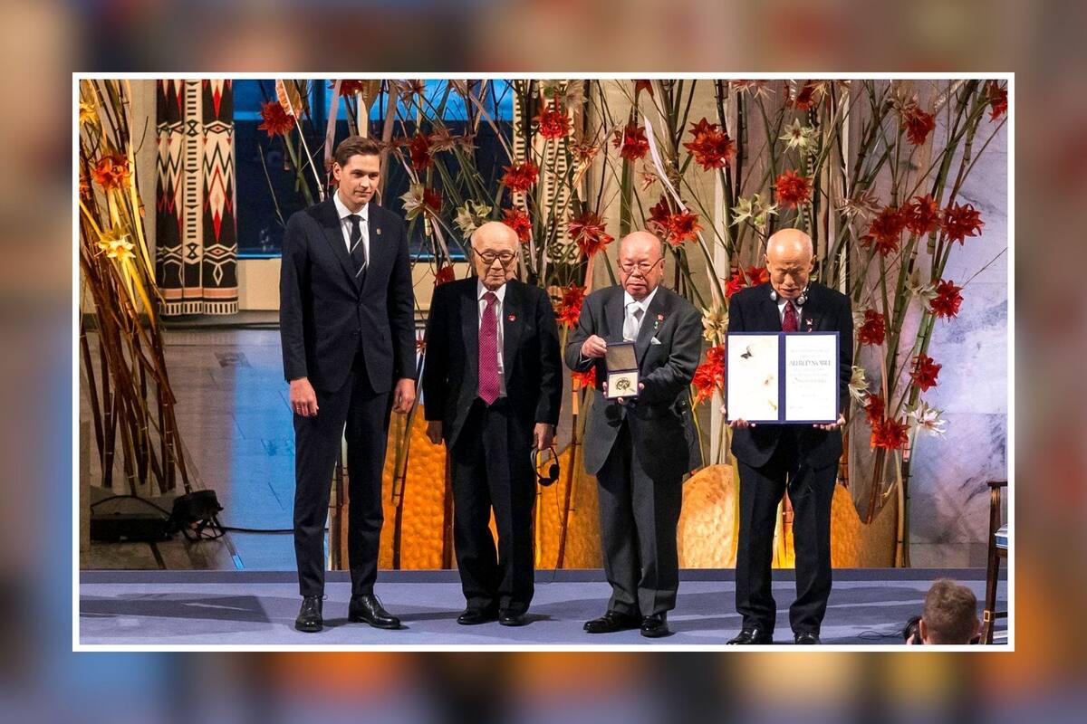 Sobrevivientes de bombas atómicas de Hiroshima y Nagasaki reciben Nobel de la Paz