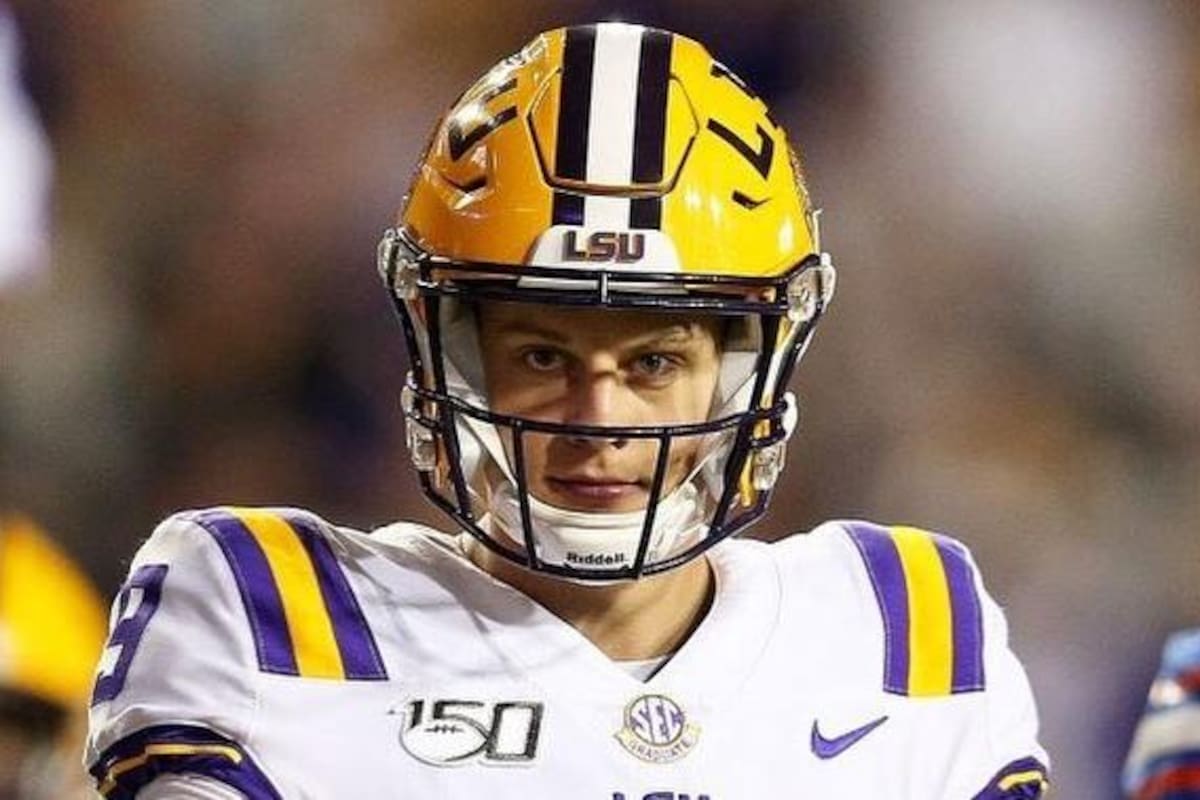Joe Burrow es elegido como numero uno en el Draft de la NFL 2020